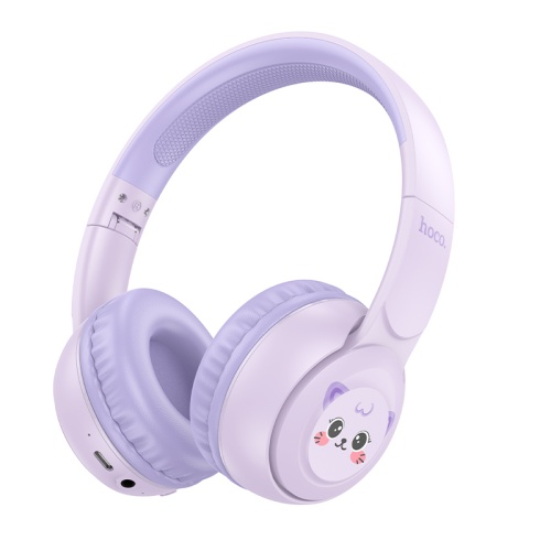 Полноразмерные Bluetooth наушники HOCO W60 (фиолетовый) фото 2
