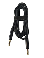 Кабель AUX R1 NEW резиновый (черный) 1м