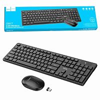 Беспроводной комплект клавиатура+мышь HOCO GM17 (черный)