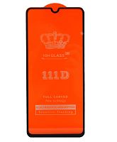 Защитное стекло Samsung A42 (черный) 9D тех.упаковка