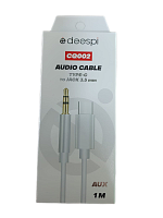 Аудио Адаптер Deespi CQ002 Type-C - 3.5mm AUX (белый)