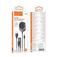 Bluetooth Aux адаптер HOCO E150 1.5м (черный)