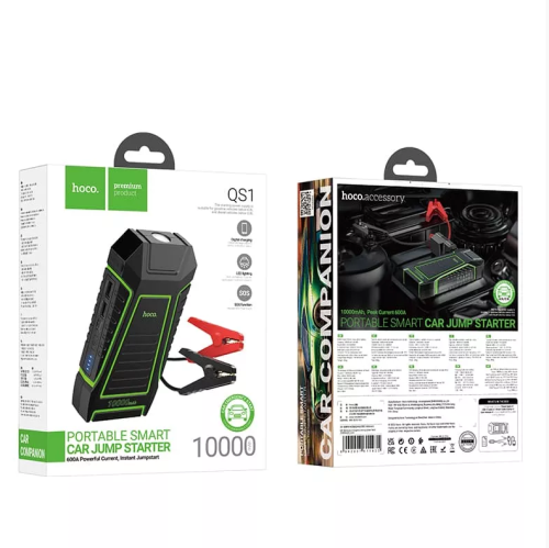 Пуско-зарядное устройство для авто HOCO QS1 10000 mAh (черный)