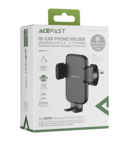 Автомобильный держатель для телефона ACEFAST D27 (черный)
