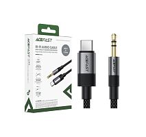 Аудио Адаптер ACEFAST J11 Type-C - 3.5mm AUX (черный) 1м