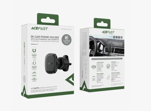Автомобильный держатель для телефона ACEFAST D34 (черный) Magnetic в воздуховод