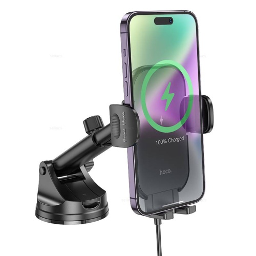 Автомобильный держатель для телефона HOCO HW5 автоматический,Wireless фото 2