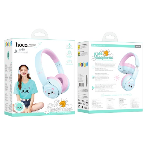 Полноразмерные Bluetooth наушники HOCO W60 (синий)