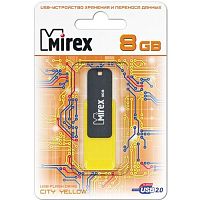 USB карта памяти 8ГБ Mirex City Yellow (13600-FMUCYL08)