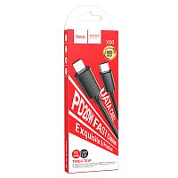 Кабель Lightning -TypeC HOCO X88 PD 20W  (черный) 1м