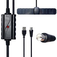 Антенна комнатная ANT06 для цифрового ТВ с усилителем 18дБ