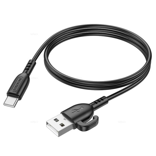 Кабель USB - TypeC BOROFONE BX91 (черный) 1м фото 2