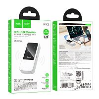 Карманный Wi-Fi роутер HOCO HI42 (белый)