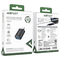 Переходник OTG ACEFAST J1 USB - Type C (черный)