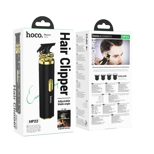 Машинка для стрижки волос HOCO HP22 Retro (черный)