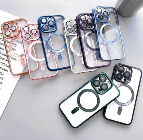 Чехол силиконовый iPhone 12 Pro с Magsafe (черный)