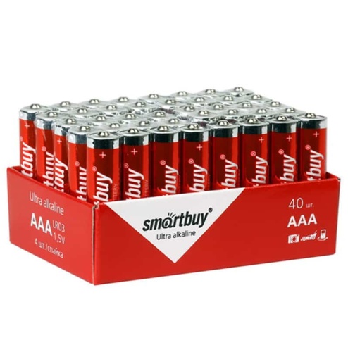 Батарейка алкалиновая Smartbuy LR03/40 bulk (SBBA-3A40S)