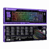 Клавиатура проводная мгровая HOCO GM701 USB (черная)