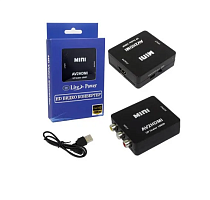 Конвертер-переходник MINI AV2HDMI H124 (черный)
