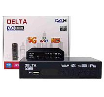 Цифровая ТВ приставка DVB-T-2 DELTA T8000 (Wi-Fi) + HD плеер