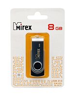 USB карта памяти 8ГБ Mirex Swivel Black (13600-FMURUS08)