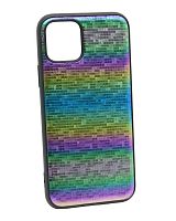 Чехол Case Rainbow на iPhone 11Pro (блестки и стразы) 7