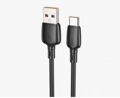 Кабель USB - TypeC BOROFONE BX93 100W (черный) 1м фото 2