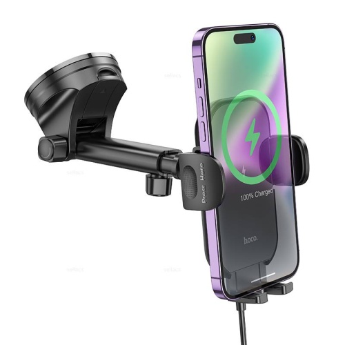 Автомобильный держатель для телефона HOCO HW5 автоматический,Wireless фото 3