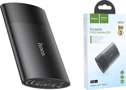 Внешний диск SSD HOCO UD12 128GB (черный) фото 3