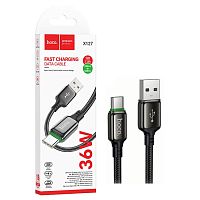 Кабель USB - TypeC HOCO X127 (черный) 1м