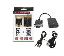 Адаптер VGA в HDMI + AV + Micro 5138