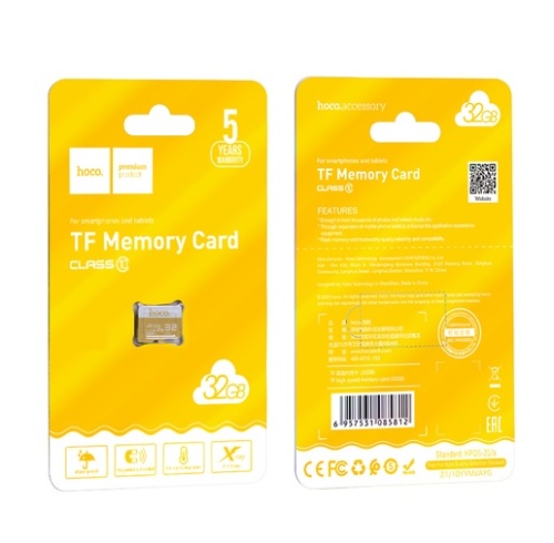 Micro SDHC карта памяти HOCO 32ГБ Class 10