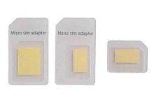 Адаптеры для SIM карт (SIM, micro SIM, nano SIM) белый