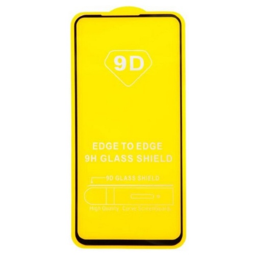 Защитное стекло Samsung A21 (черный) 9D тех.упаковка