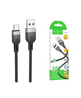 Кабель USB - TypeC HOCO X109 Silicone (черный) 3м