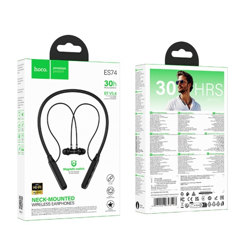 Спортивные наушники Bluetooth HOCO ES74 (черный)