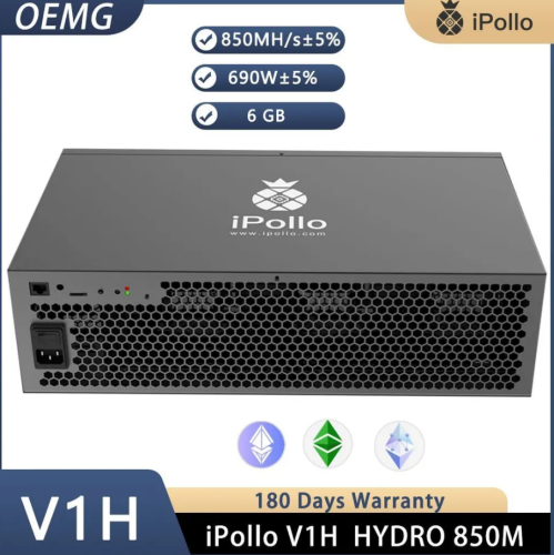 Asic майнер iPollo V1H Hydro 850Mh