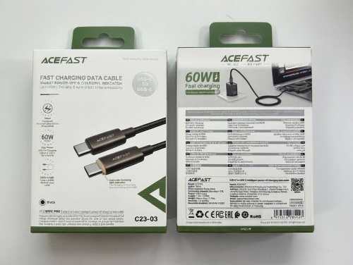 Кабель TypeC - TypeC ACEFAST C23-03 (черный) 1.2м фото 2