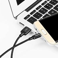 Кабель USB - Micro HOCO X14 (черный) 1m