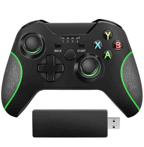 Геймпад для XBOX One 2.4Ghz беспроводной (черный)  фото 2