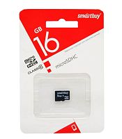 Micro SDHC карта памяти 16ГБ SmartBuy Class 10